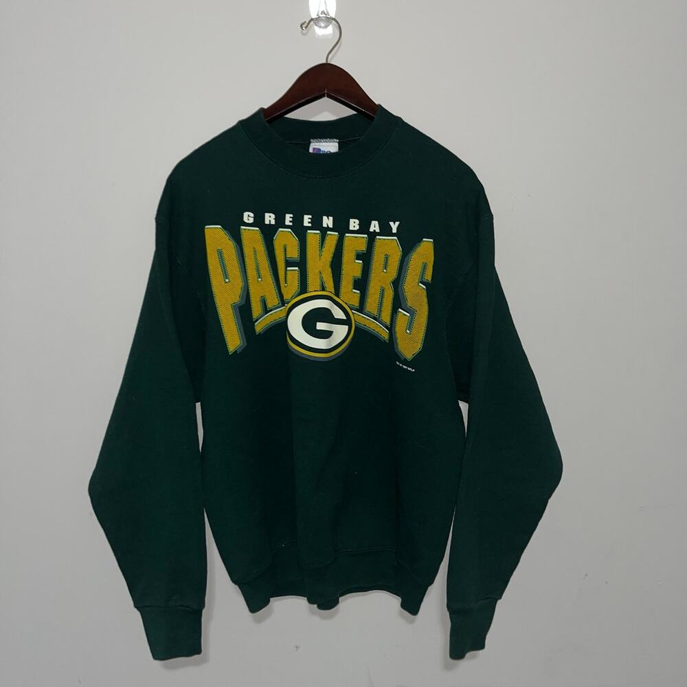 Green Bay Packers Vintage VTG 1997 Green Pull Over Sweater Size Large (0806)